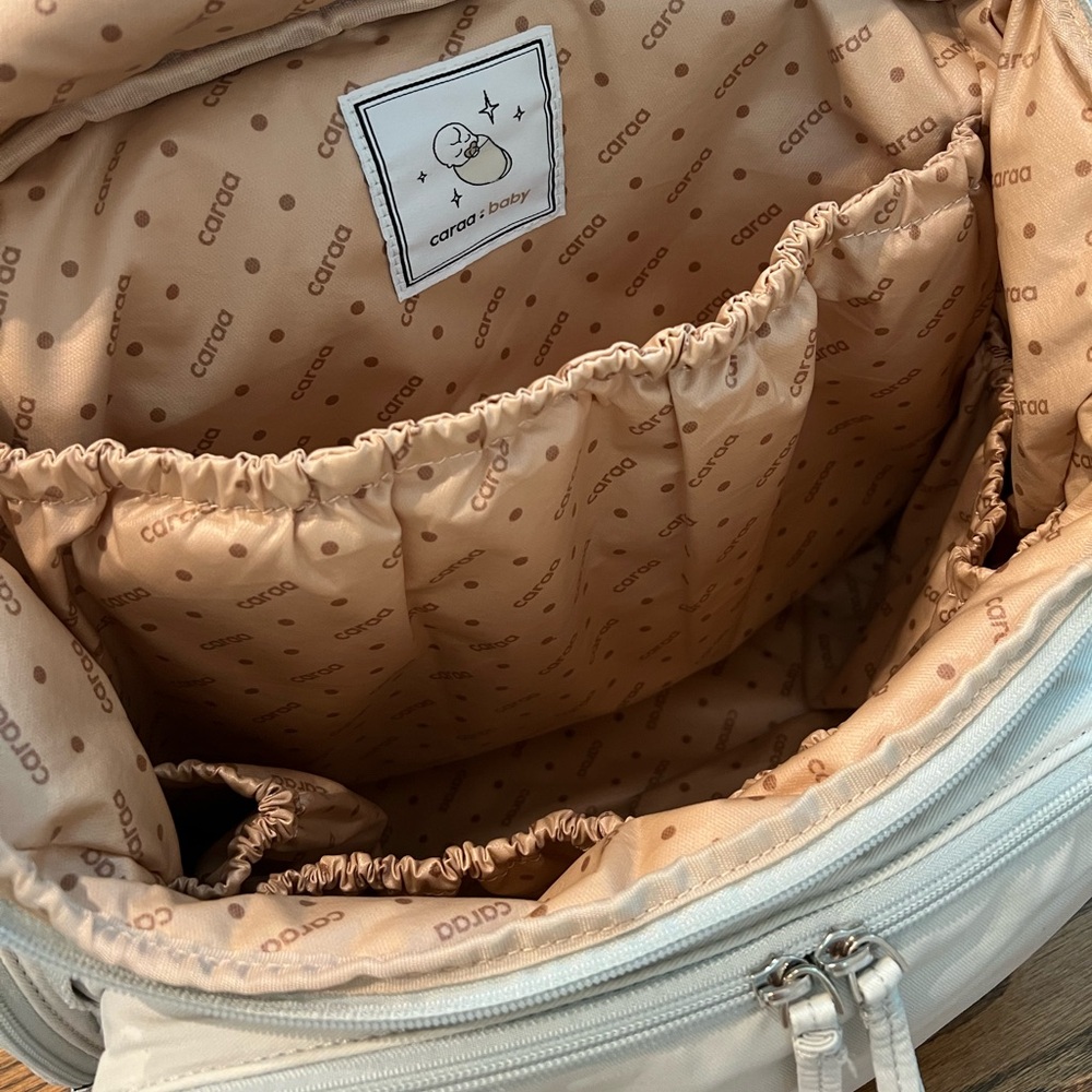 CARAA large baby bag organic cotton in dove - Picture 13 of 14